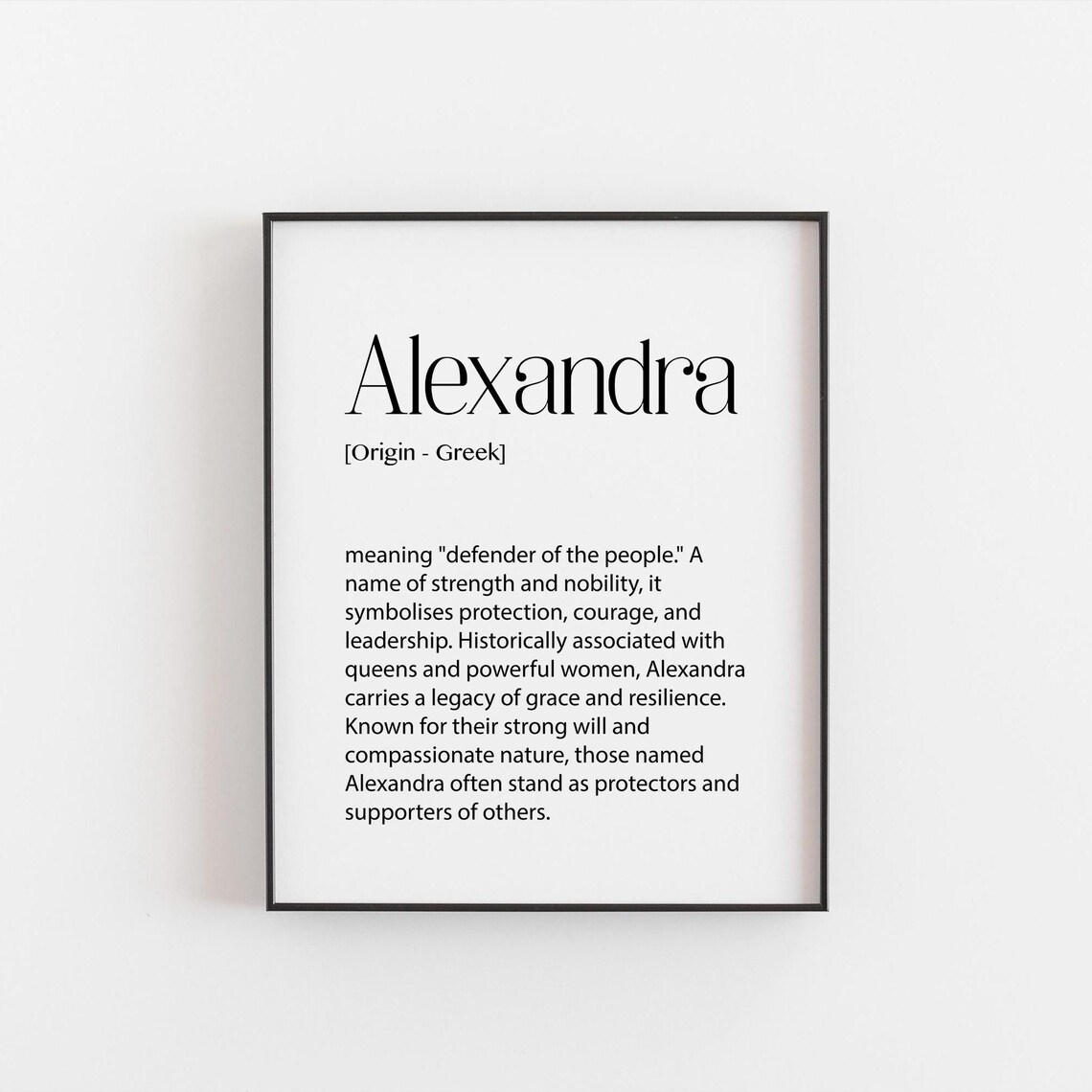 Alexandra Personalized Nursery Decor Art Print