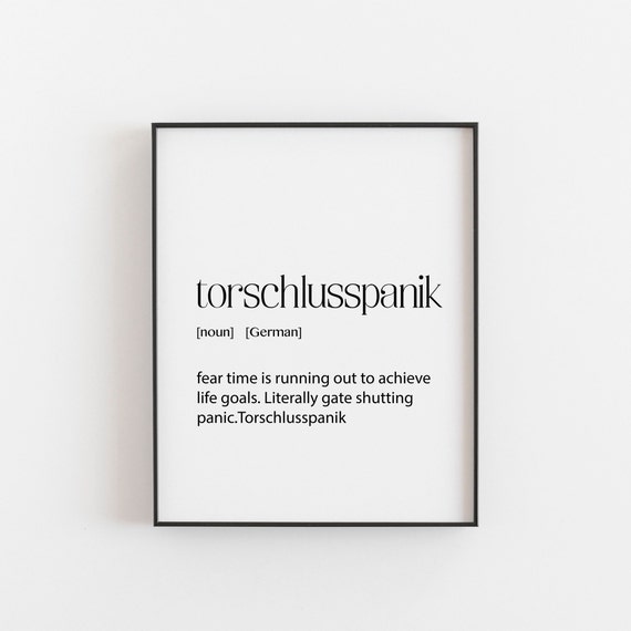 German Print Definition Gift Funny Wall Decor Office For Men And Women Teenager Friend