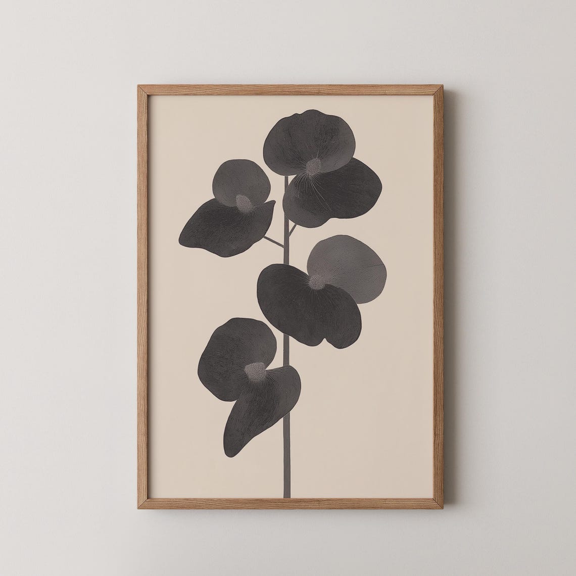 Elegant Orchid Art Print Vintage Botanical Wall Decor