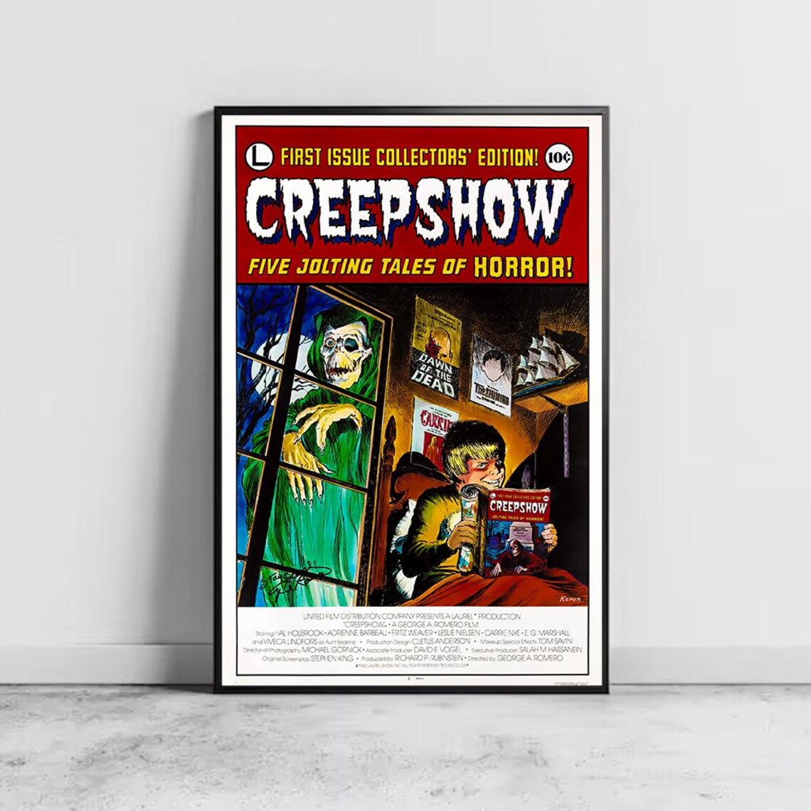 Creepshow Five Jolting Tales Of Horror Comic Book Movie Poster