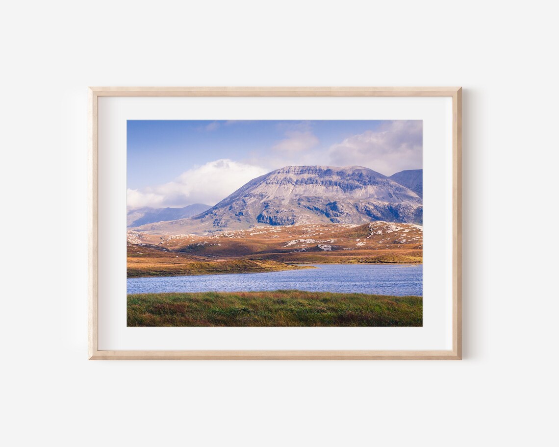 Loch Maree Scotland Highlands Mountain Lake Landscape Photography Print