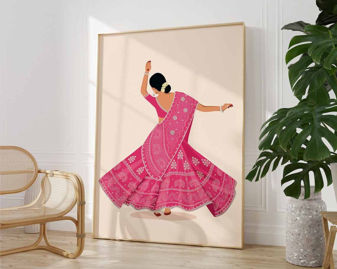 Kathak Dancer - South Asian Art - Image 2