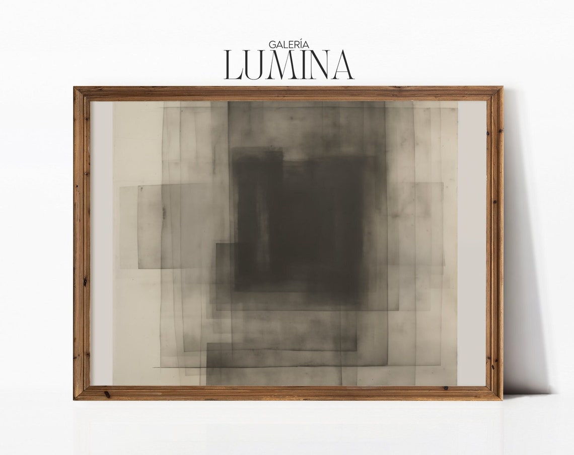 Geometric Abstract Drawing Vintage Dark Abstract Verso Painting Contemporary Abstract Wall Art Art Frame Tv Art 326