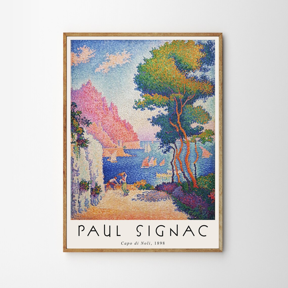 Signac Pointillism Nature Poster, Exhibition Art Print - Image 4