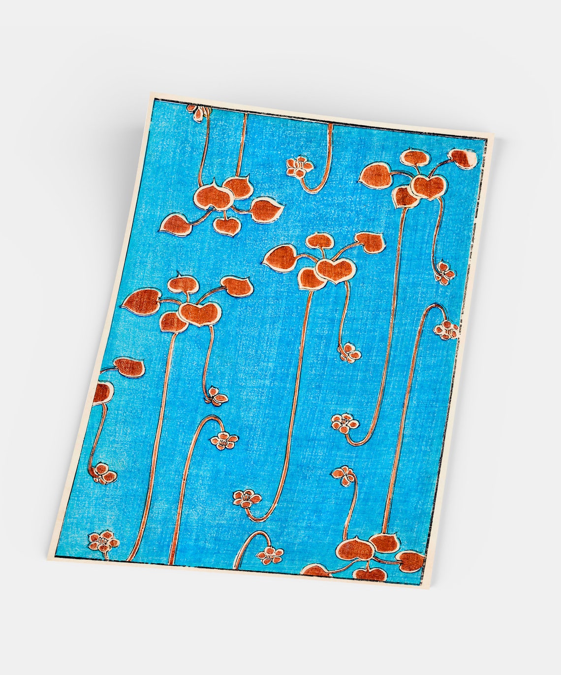 Watanabe Seitei Vine Illustration Blue Japanese Botanical Poster - Image 5