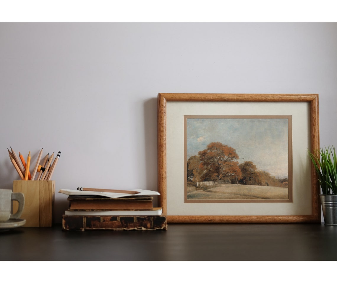 Autumn Landscape - Vintage Painting - Image 3
