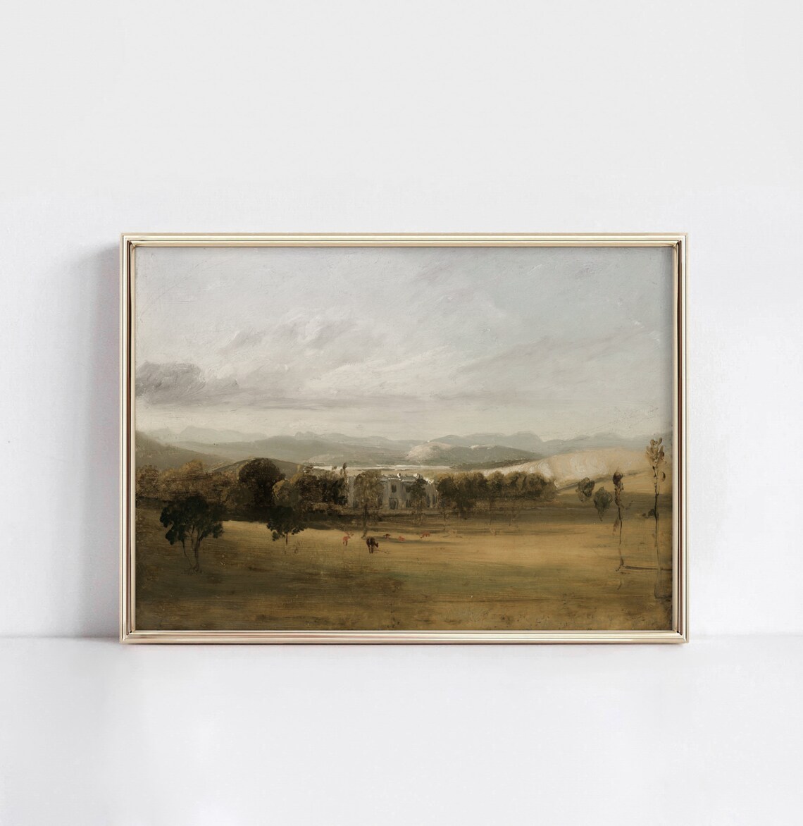 Leighton Hall Vintage English Countryside Art Print - Image 3