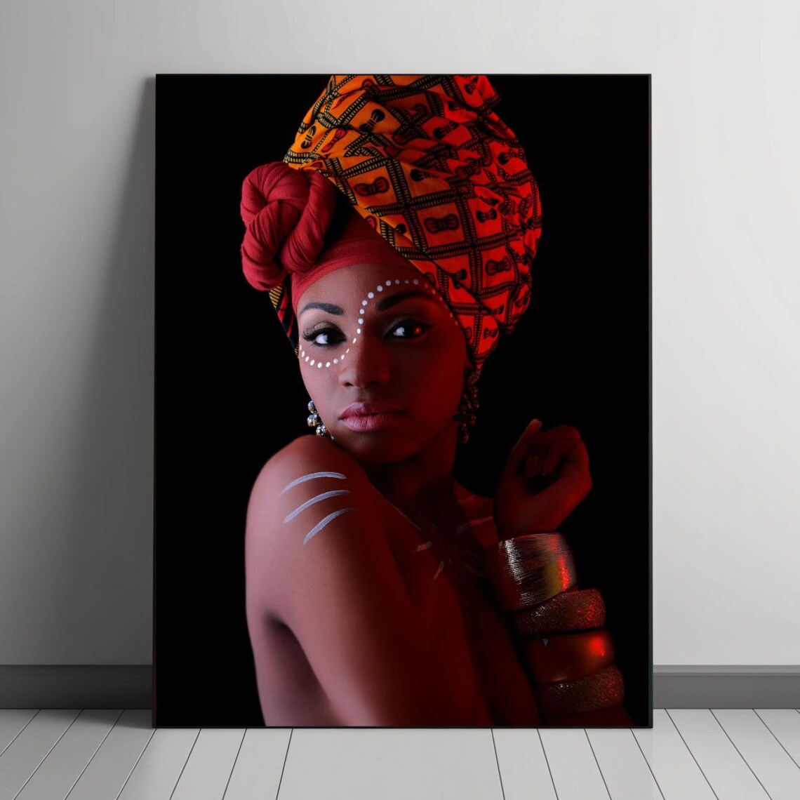 African Inspired Artwork, Afrocentric Wall Art
