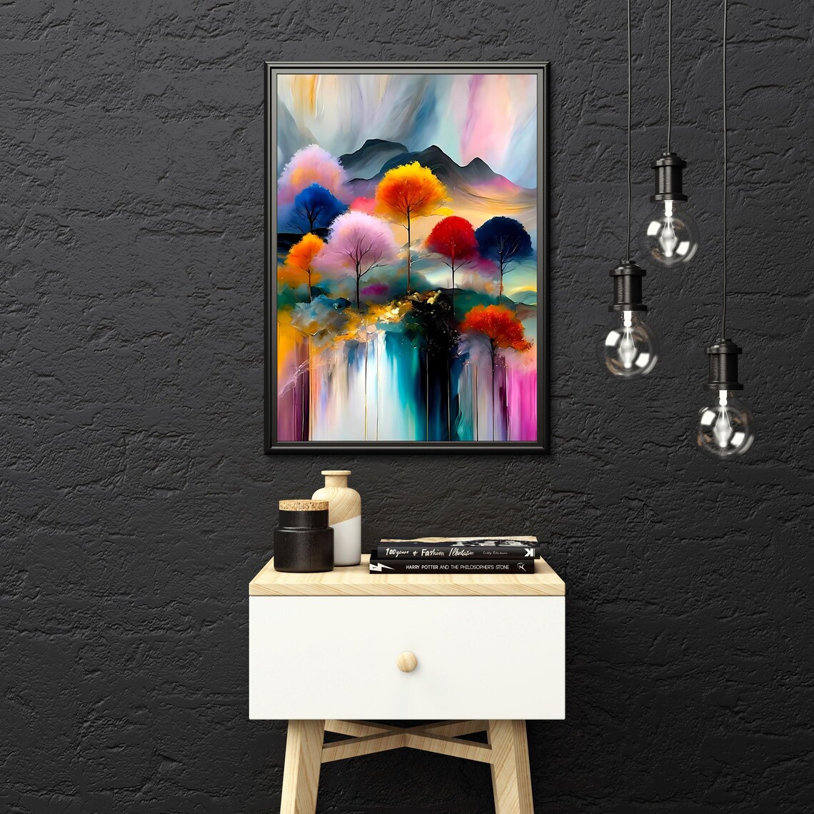Dreamscape Forest, Colorful Abstract Landscape - Image 6