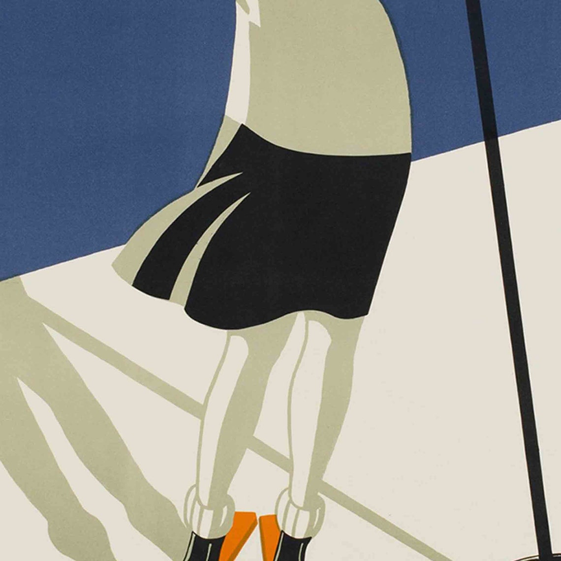Vintage Ski Poster Switzerland Wall Art Swiss Art Print Vintage Wall Art Travel Poster Vintage Train Travel Poster - Image 2