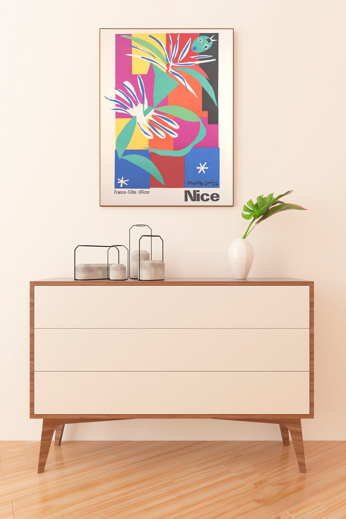 France Travel Poster, Paris And French Riviera Print - Image 3