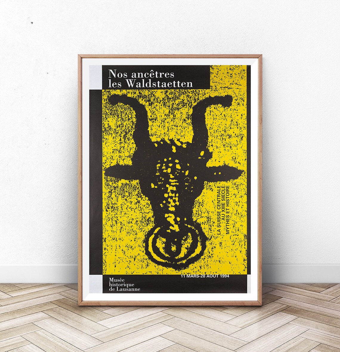 Modern Abstract Museum Exhibition Poster Print