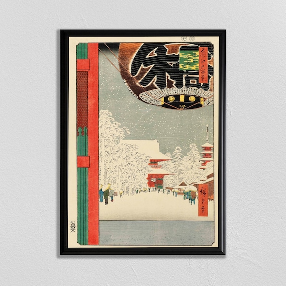 Japanese Woodblock Japan Vintage Art Print