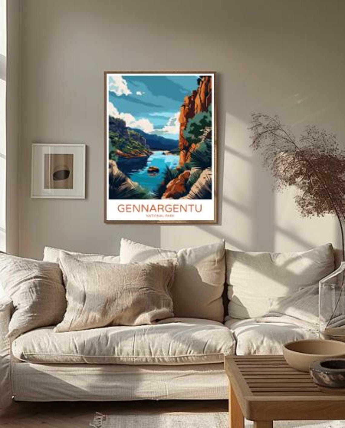 Gennargentu National Park Travel Poster Majestic Mountain Landscape Wall Art Of Sardinias Stunning Peaks Nature Decor Adventure Print - Image 2