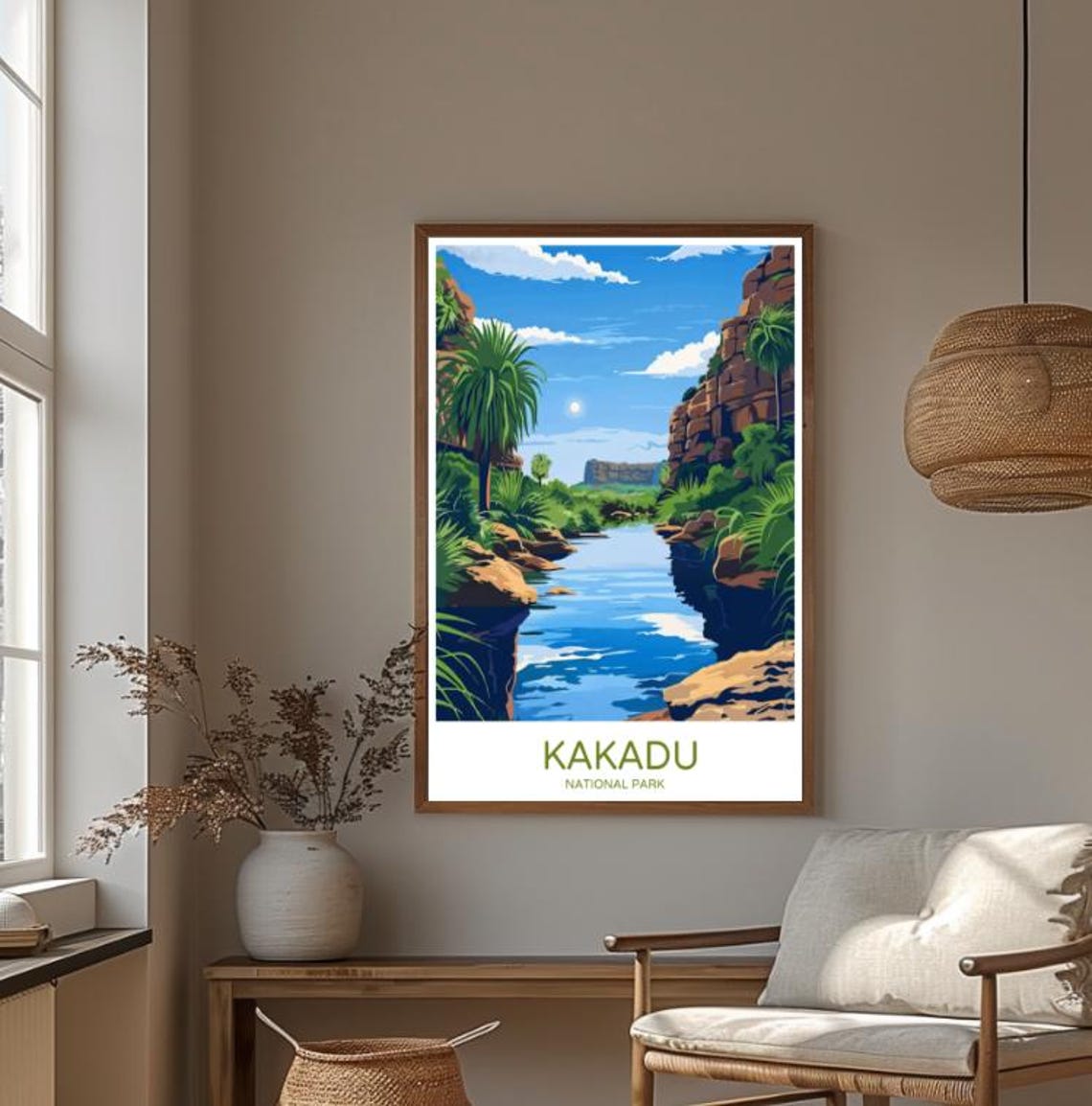 Kakadu National Park Australia Gorge River Escarpment Poster - Image 4