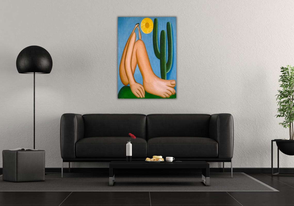 Tarsila Do Amaral Abaporu Print Art Tarsila Do Amaral Abaporu Wall Art Print Brazil Wall Art Decor Tarsila Do Amaral Art Gift - Image 2