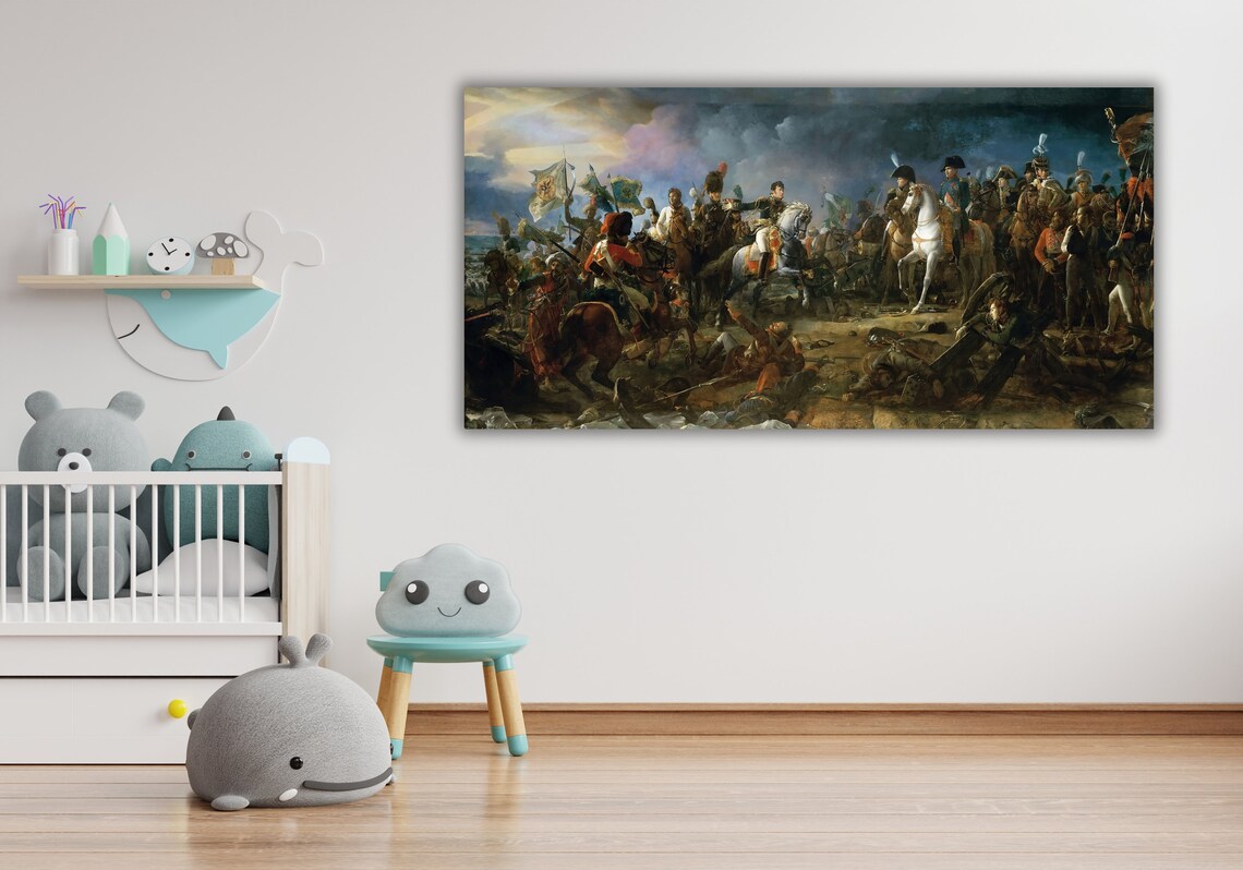 Francois Gerard Battle of Austerlitz Napoleon on Horseback War Poster - Image 3