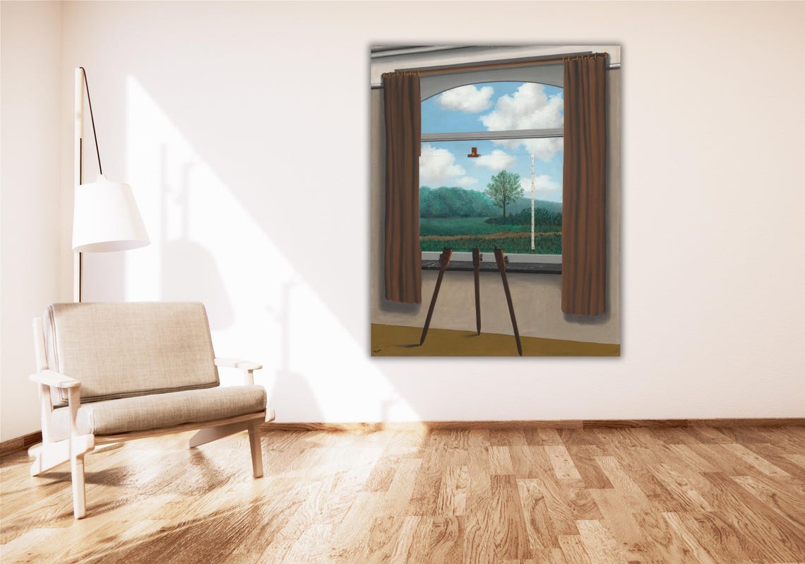 Rene Magritte The Human Condition Easel Window Surrealist Poster - Image 3