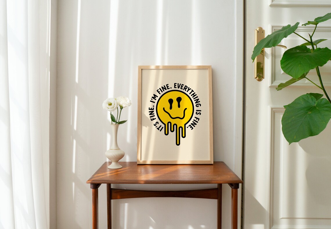 Retro Quote Wall Art Print for Housewarming - Image 2