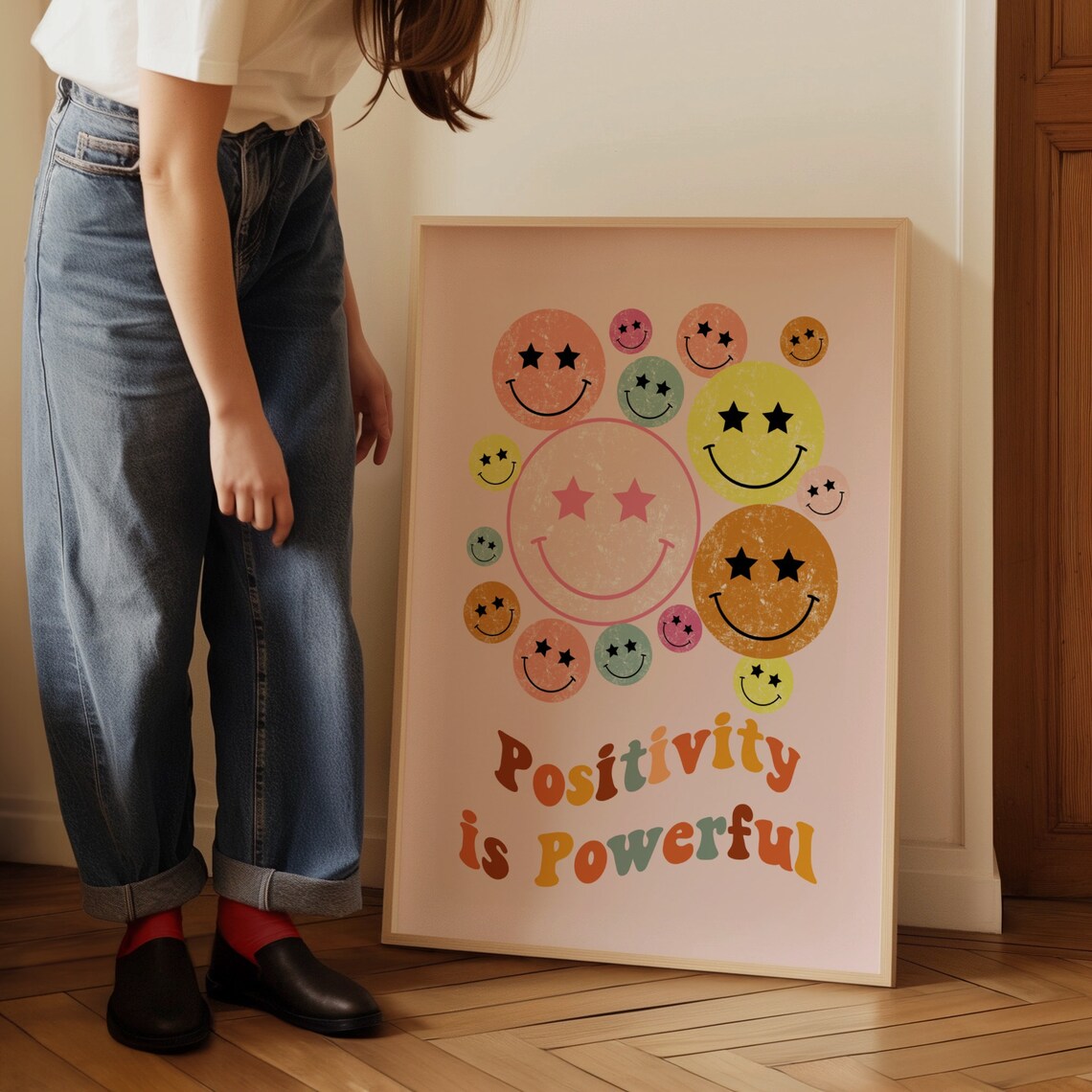 Cute Positive Inspirational Retro Poster Print - Image 4