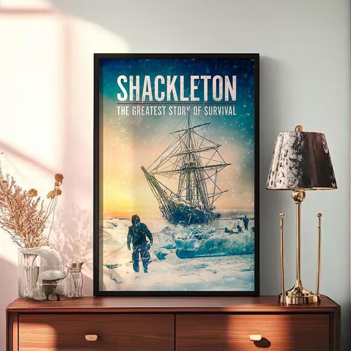 Shackleton Greatest Story Of Survival Tall Ship Ice Storm Poster - Image 3