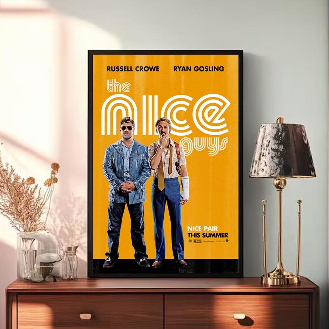 The Nice Guys Ryan Gosling Russell Crowe Retro Buddy Cop Comedy Poster - Image 3
