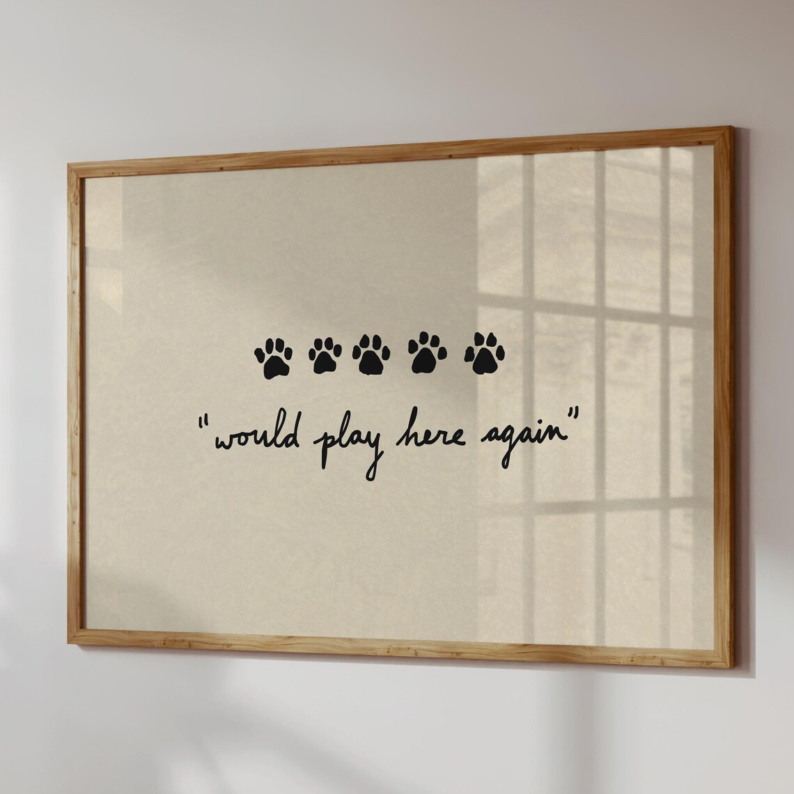 Funny Pet Paw Print Review, Would Play Here Again