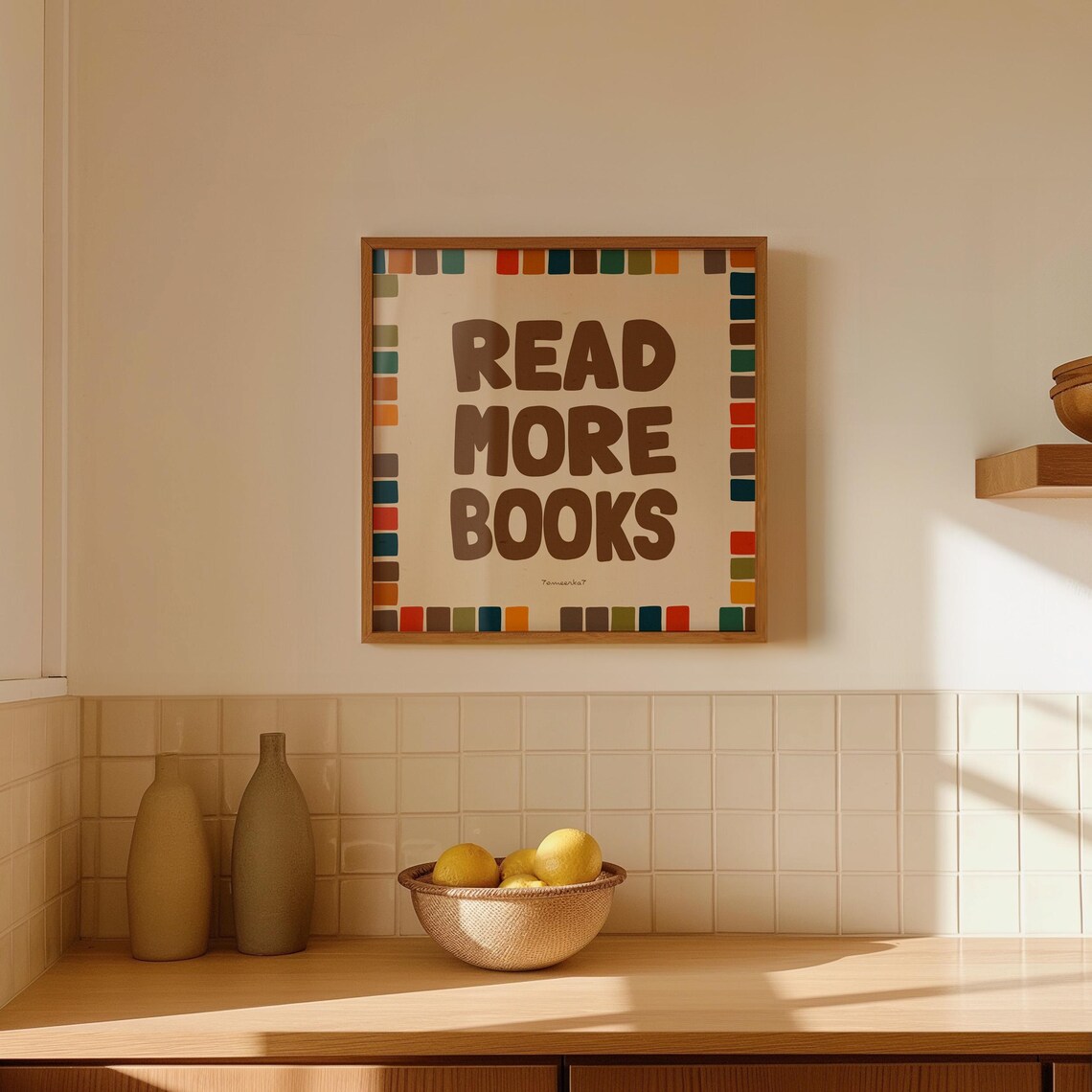Read More Books, Retro Library Decor Poster - Image 3