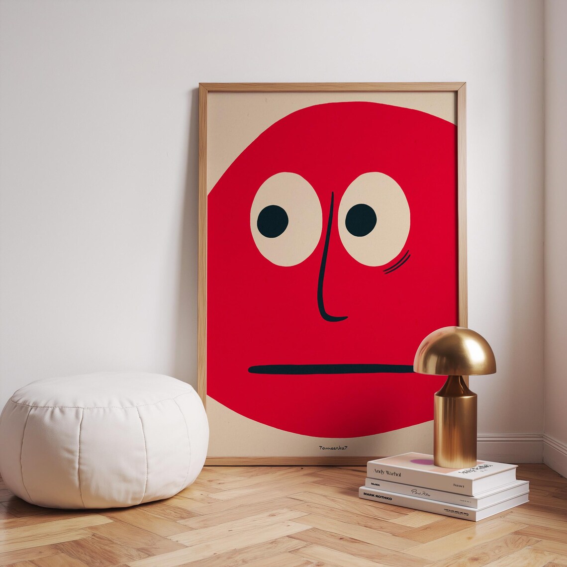Red Face Funky Poster, Uplifting Inspirational - Image 4