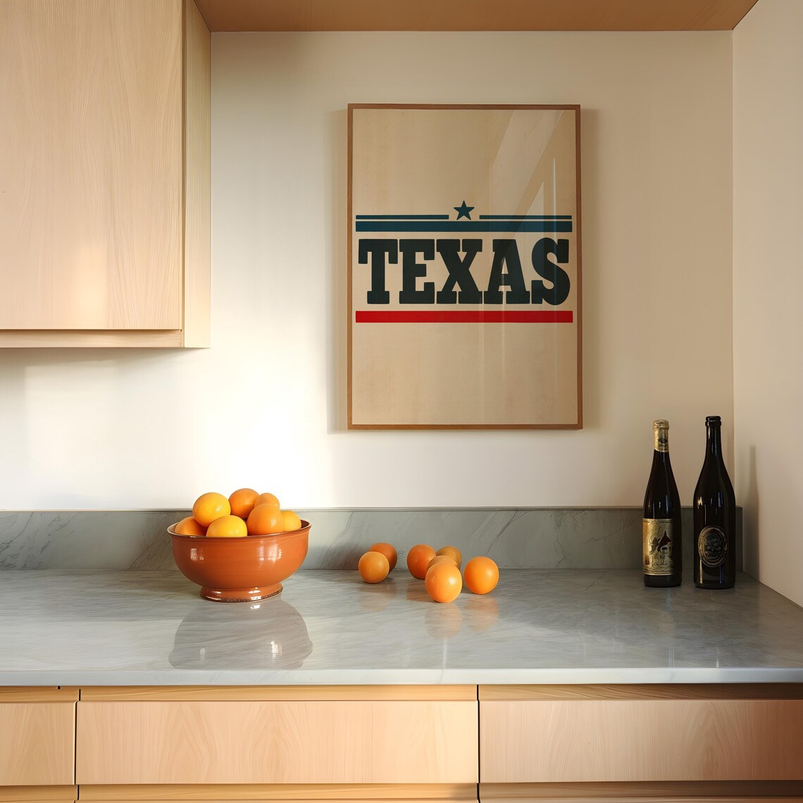 Retro Texas Poster, Texas Home Decor - Image 3