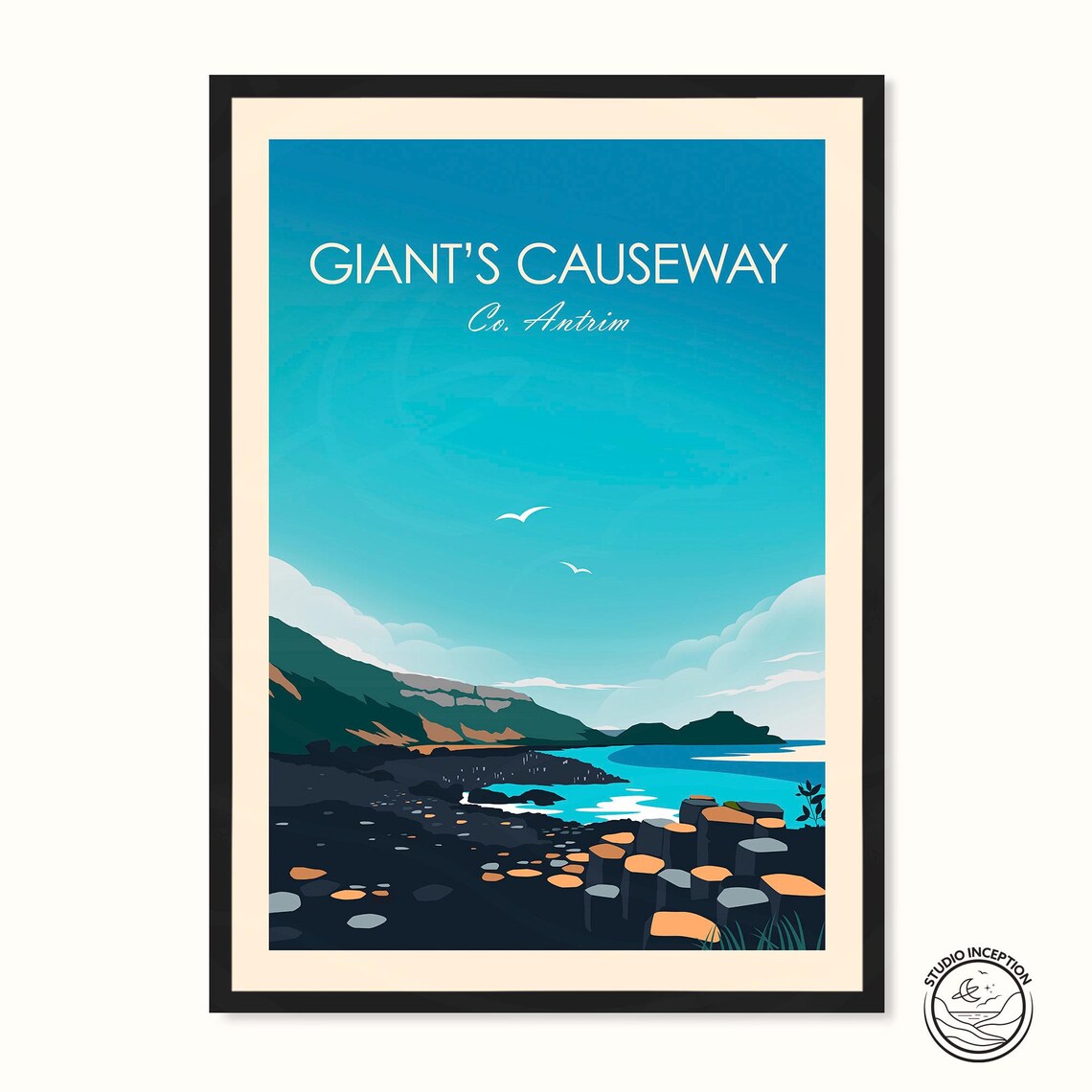 Giants Causeway Northern Ireland Art Print