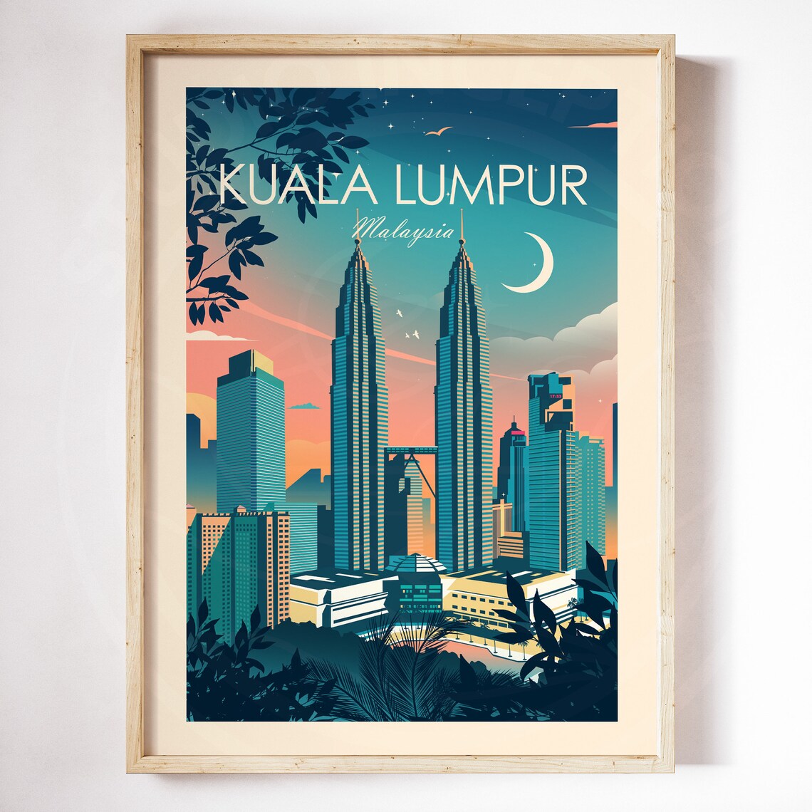 Kuala Lumpur Travel Gift Poster - Image 2