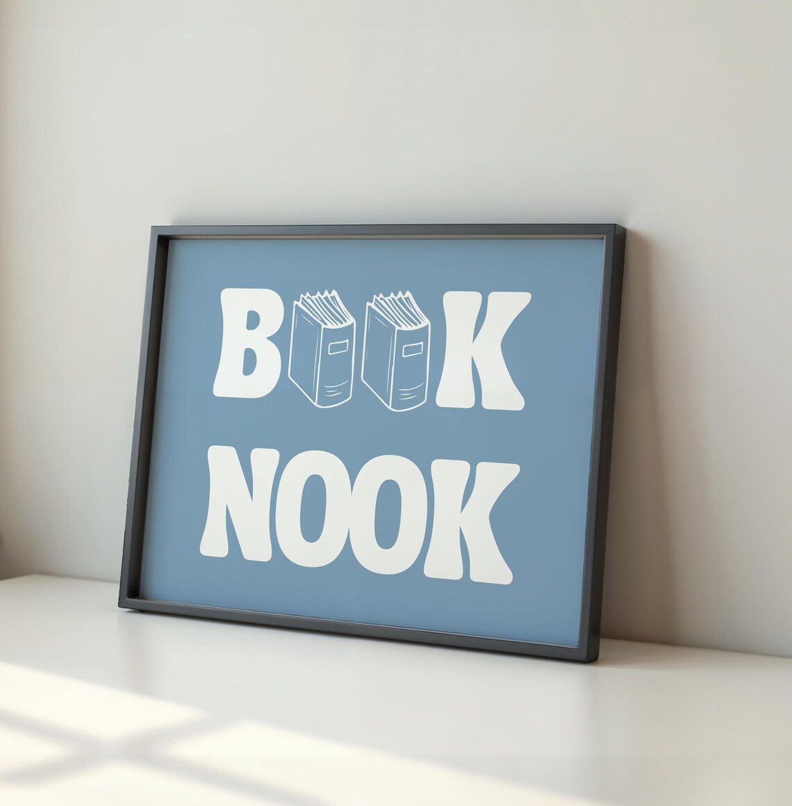 Book Nook Reading Nook Art Print for Book Lovers