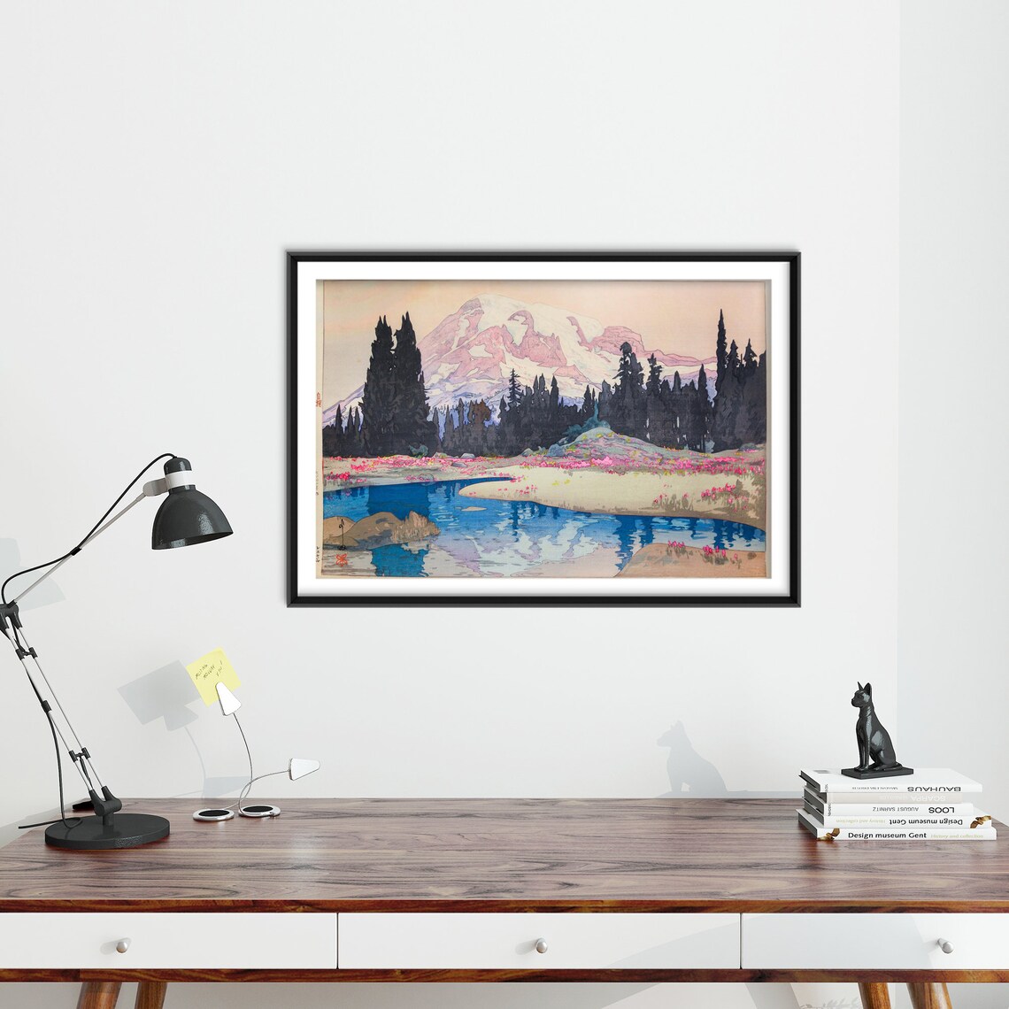 Hiroshi Yoshida Mount Rainier 1925 Ukiyo-E Art Print - Image 4