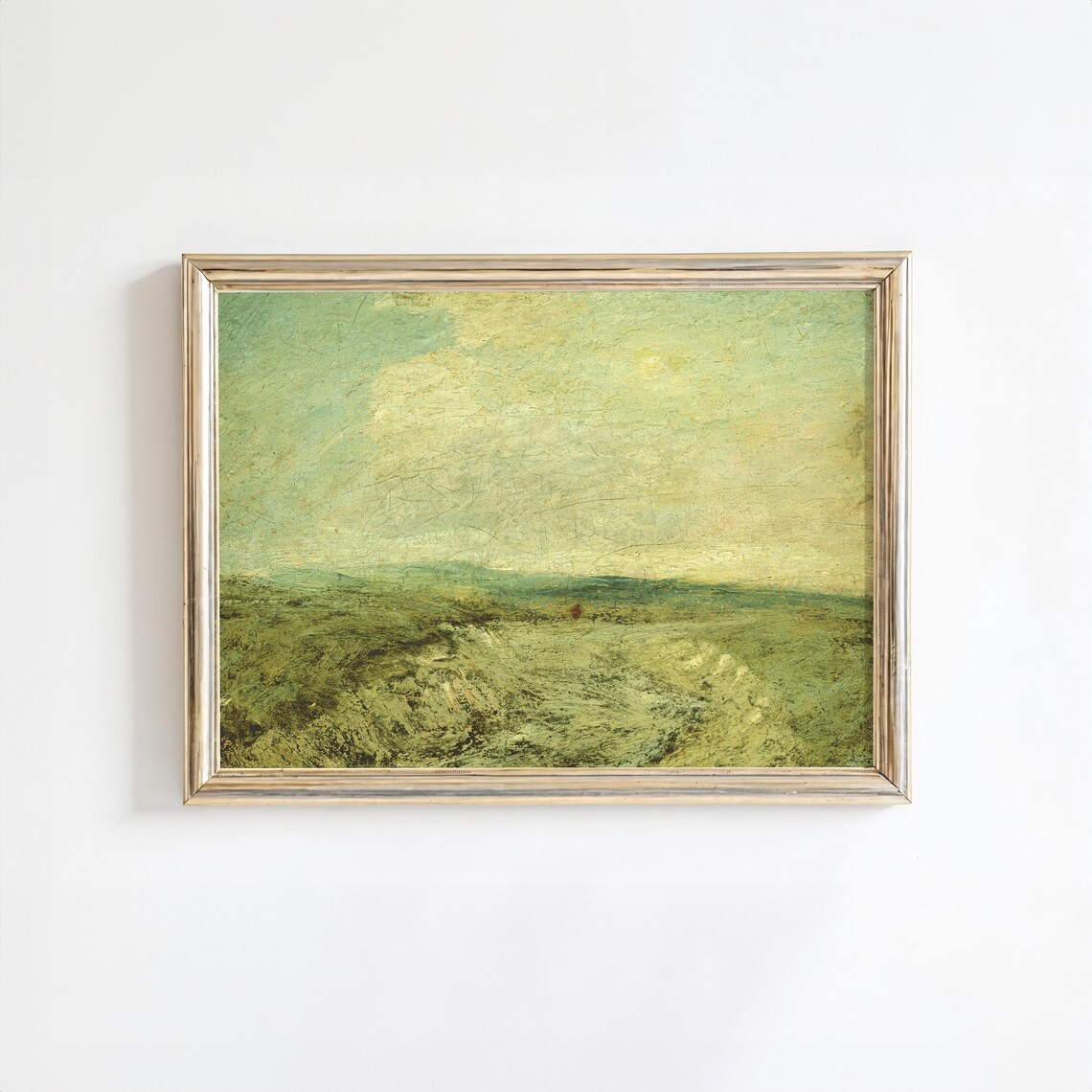 Textured Abstract Landscape, Vintage Landscape Art Print - Image 3