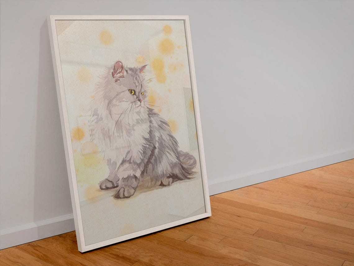 Pet Portrait Painting Custom Dog Painting Pet Loss Gift Wall Art Pet Portrait From Photo Dog Nursery Wall Art Dog Remembrance Gift - Image 2