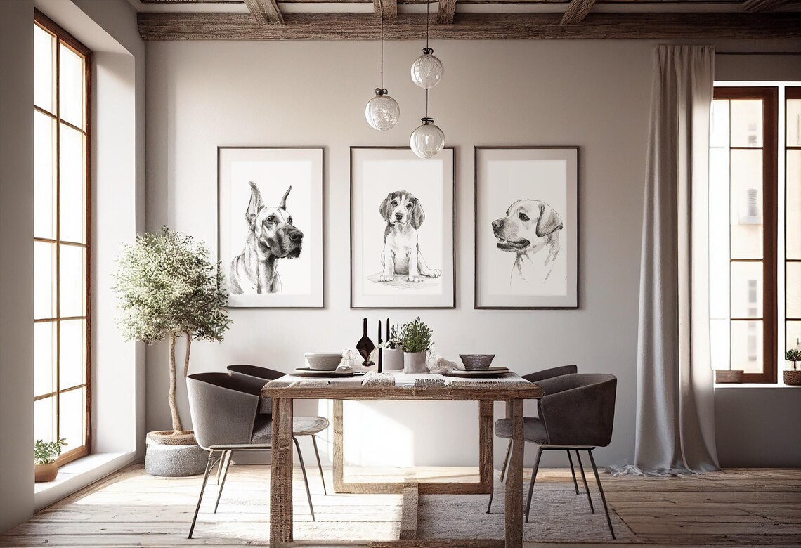 Custom Pet Portrait From Photo, Pet Loss Gift - Image 2