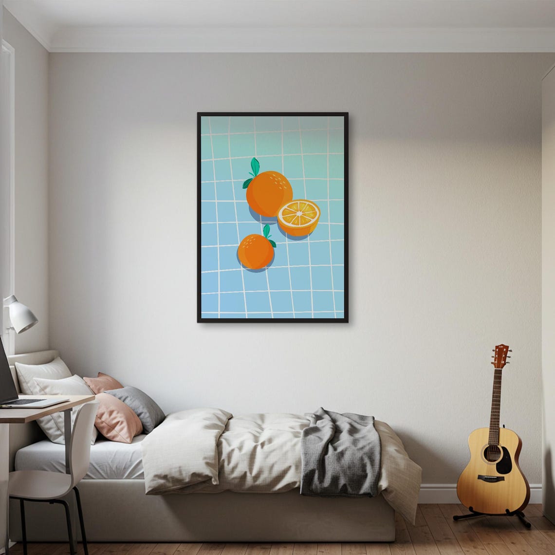 Orange Fruit, Kitchen Wall Decor Poster - Image 2