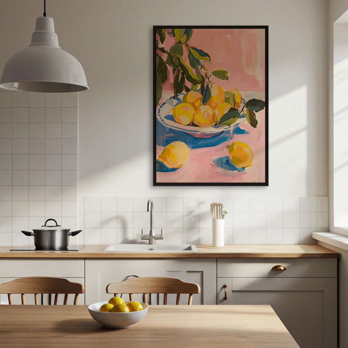 Lemon Still Life Kitchen Wall Decor, Poster - Image 3
