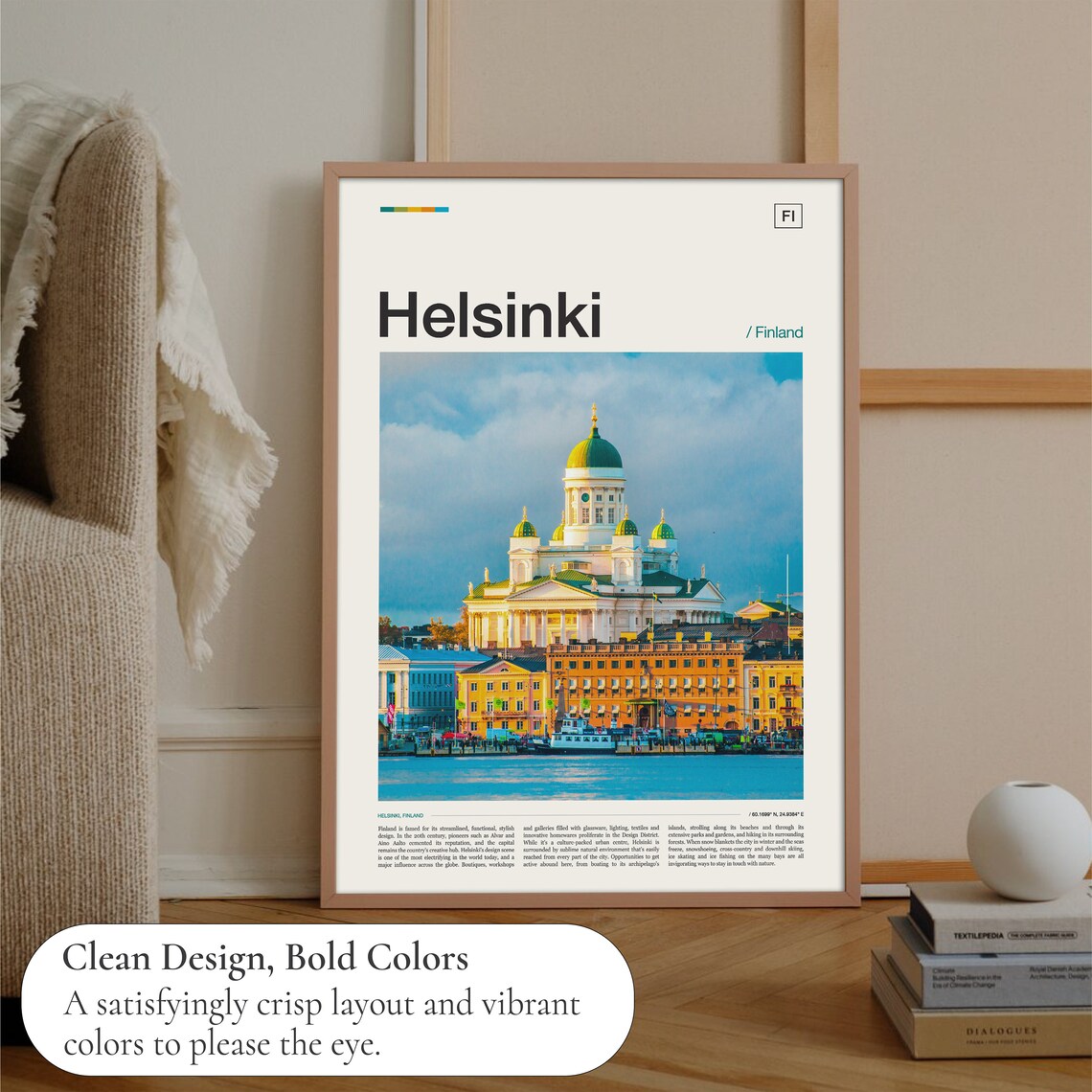 Helsinki Finland Travel Poster - Image 3