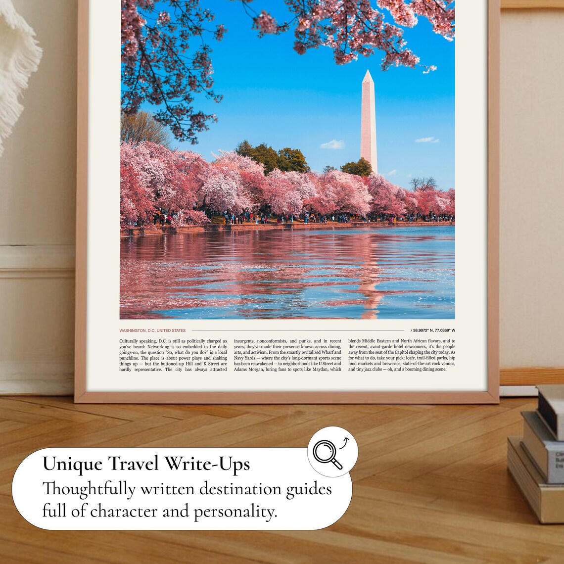 Washington DC Travel Poster, Capital City Wall Art - Image 2
