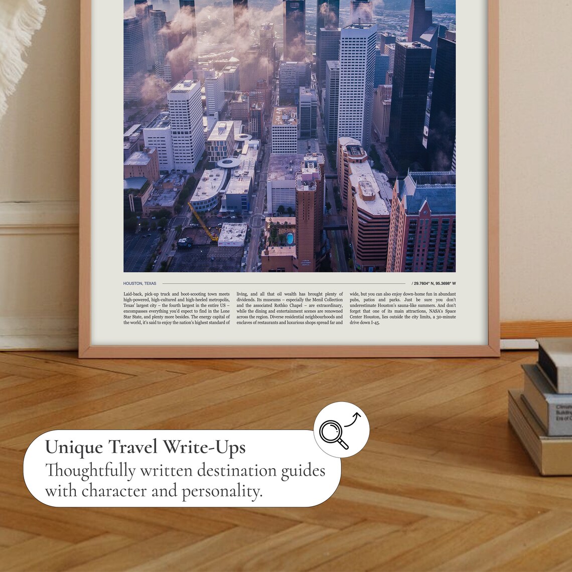 Houston Travel Poster, City Wall Art Print - Image 2