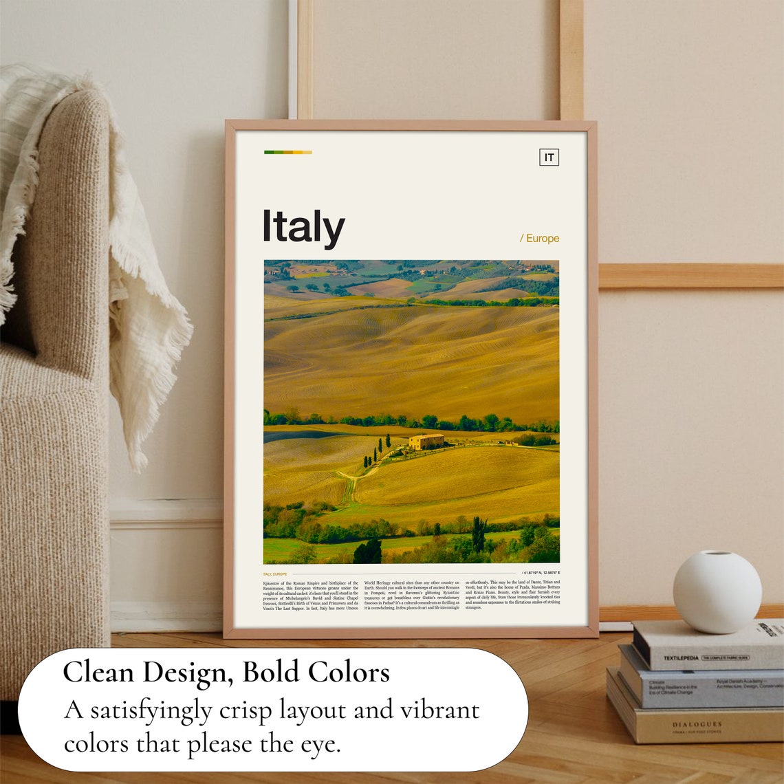 Italy Poster Italy Wall Art Italy Print Italy Travel Poster Italy Photography Travel Poster Print Travel Wall Dcor Italy Photo - Image 3