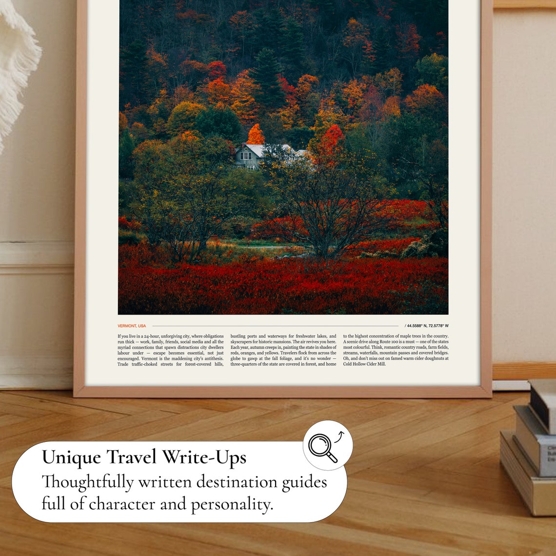 Vermont Poster Vermont Art Vermont Print Vermont Wall Art Vermont Landscape Vermont Travel Poster Vermont Photography Vermont Art Print - Image 2