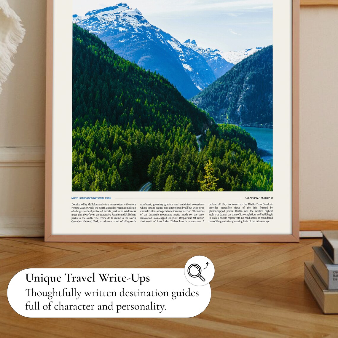 North Cascades National Park Snowy Mountain Peaks Photo Poster - Image 3