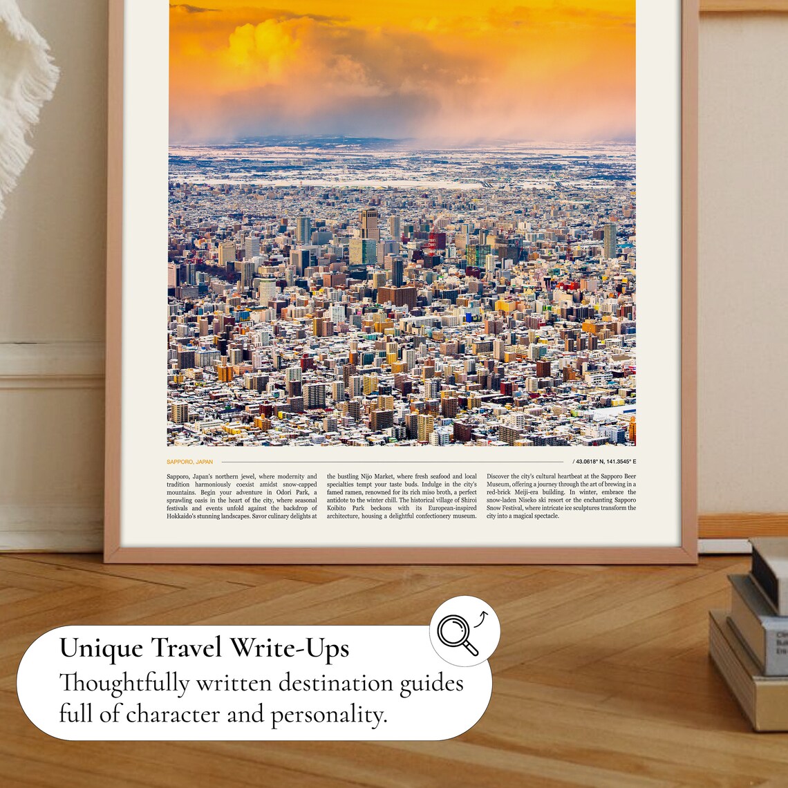 Sapporo Hokkaido Japan Travel Poster - Image 3