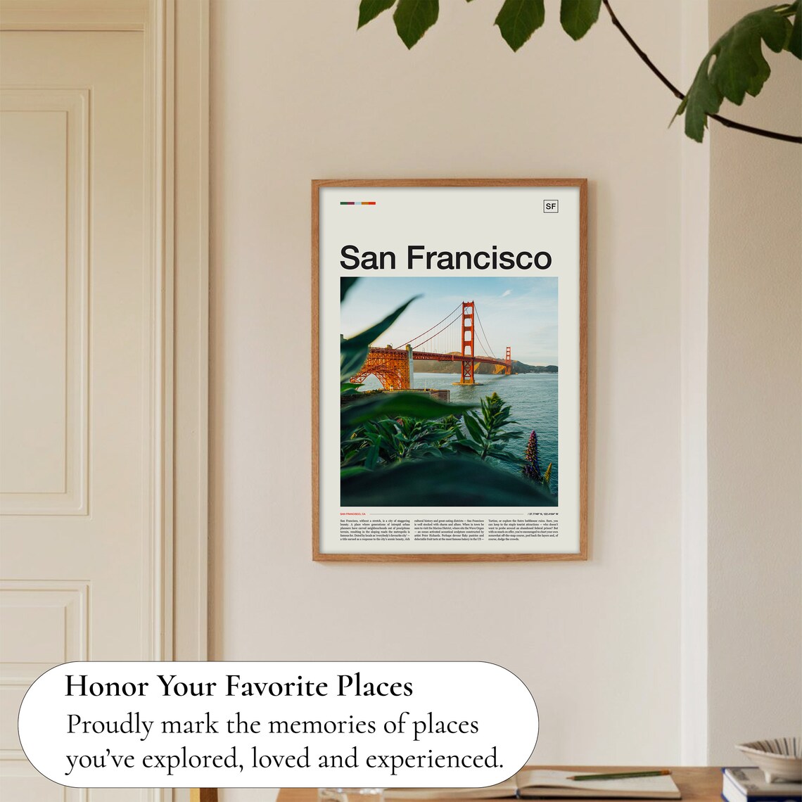 San Francisco Travel Poster, USA City Wall Art - Image 5