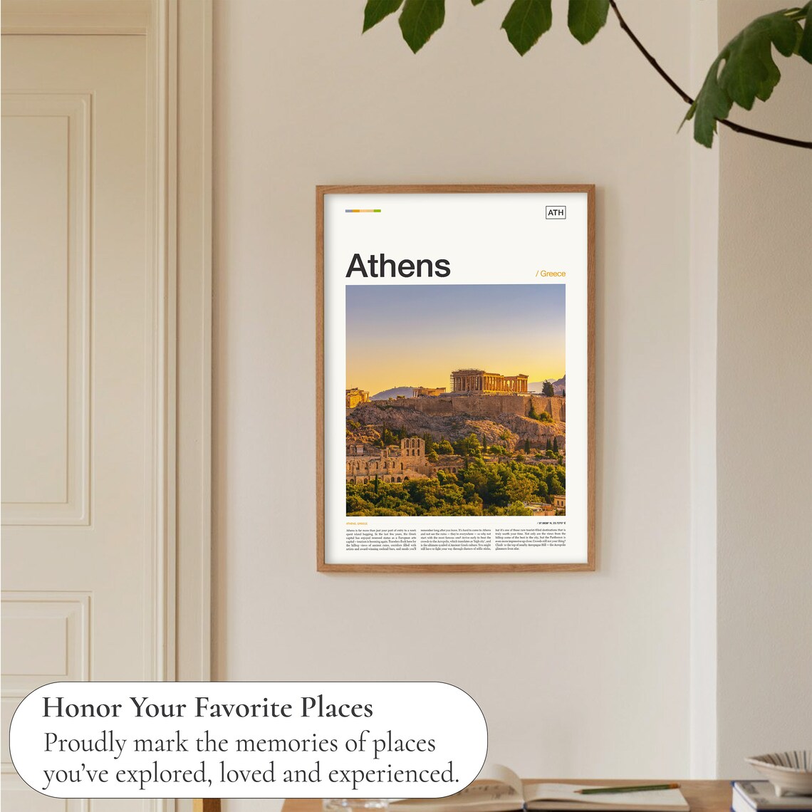 Athens Travel Poster, Europe City Wall Art - Image 5