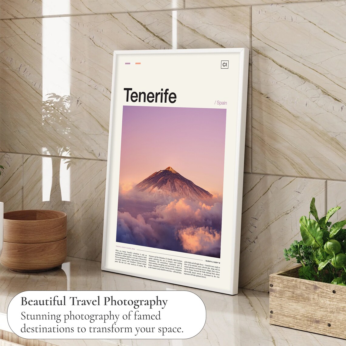 Tenerife Spain Travel Poster - Image 4