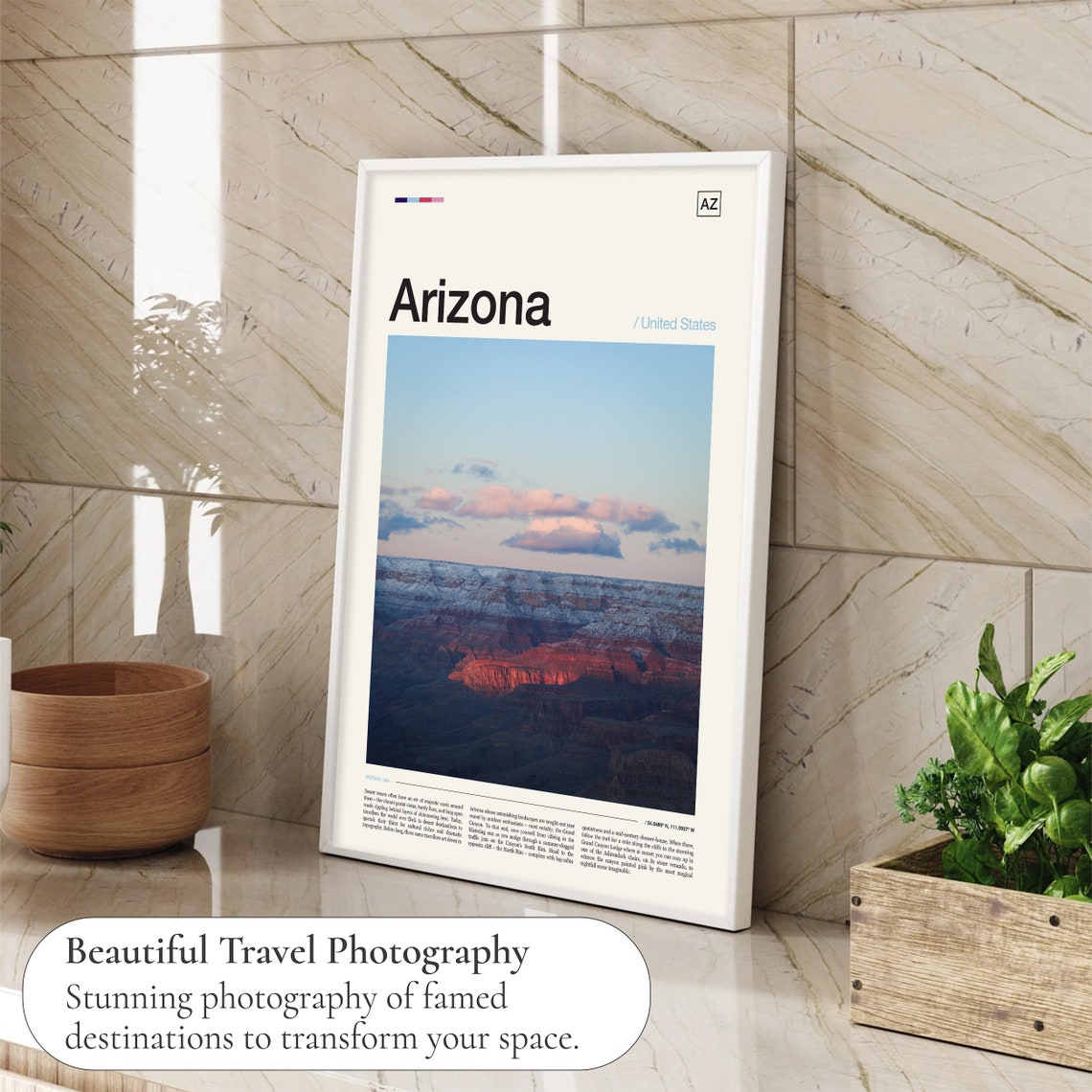 Arizona Print Arizona Poster Arizona Photography Arizona Wall Art Arizona Art Arizona Desert Print Desert Poster Arizona Art Print - Image 4